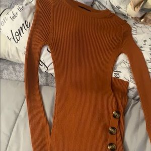 Discovery long sleeve sweater dress